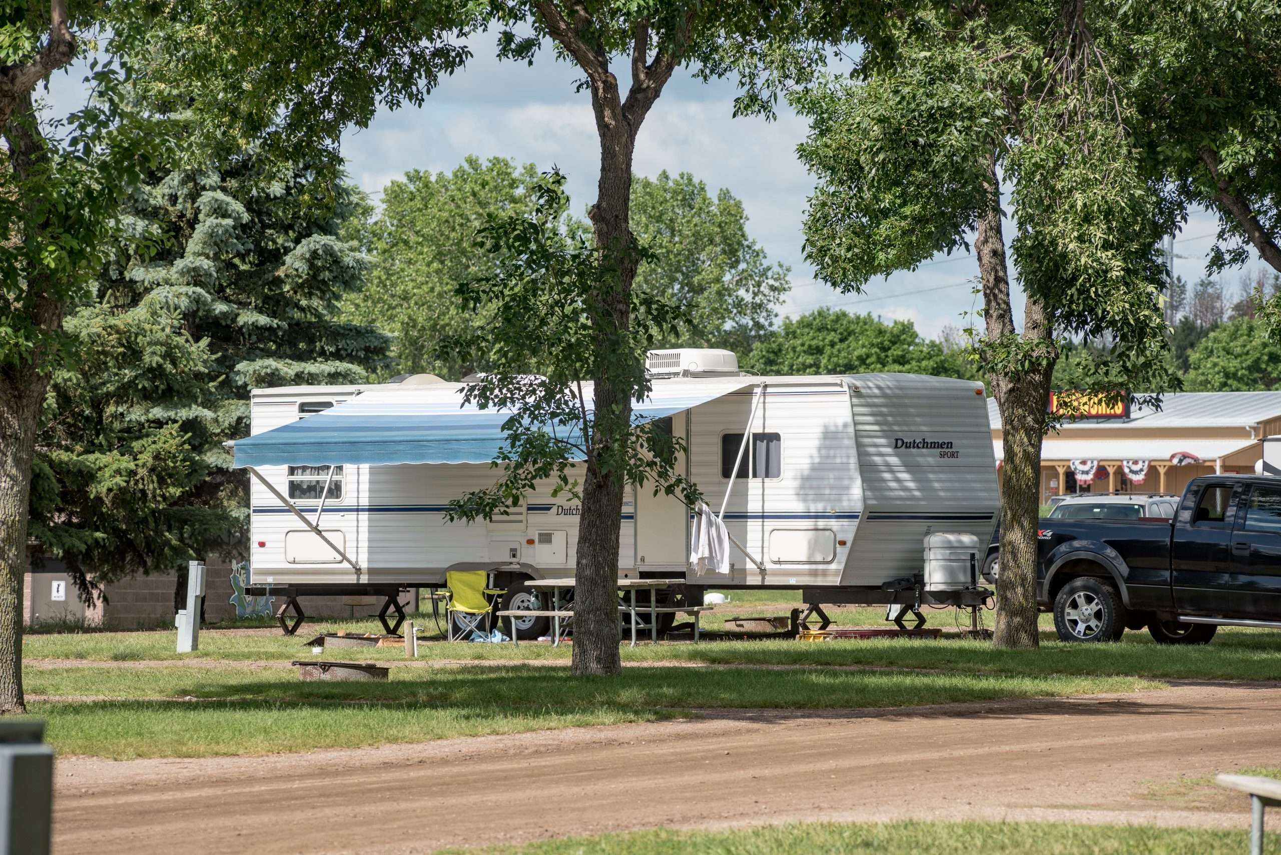 camper in site