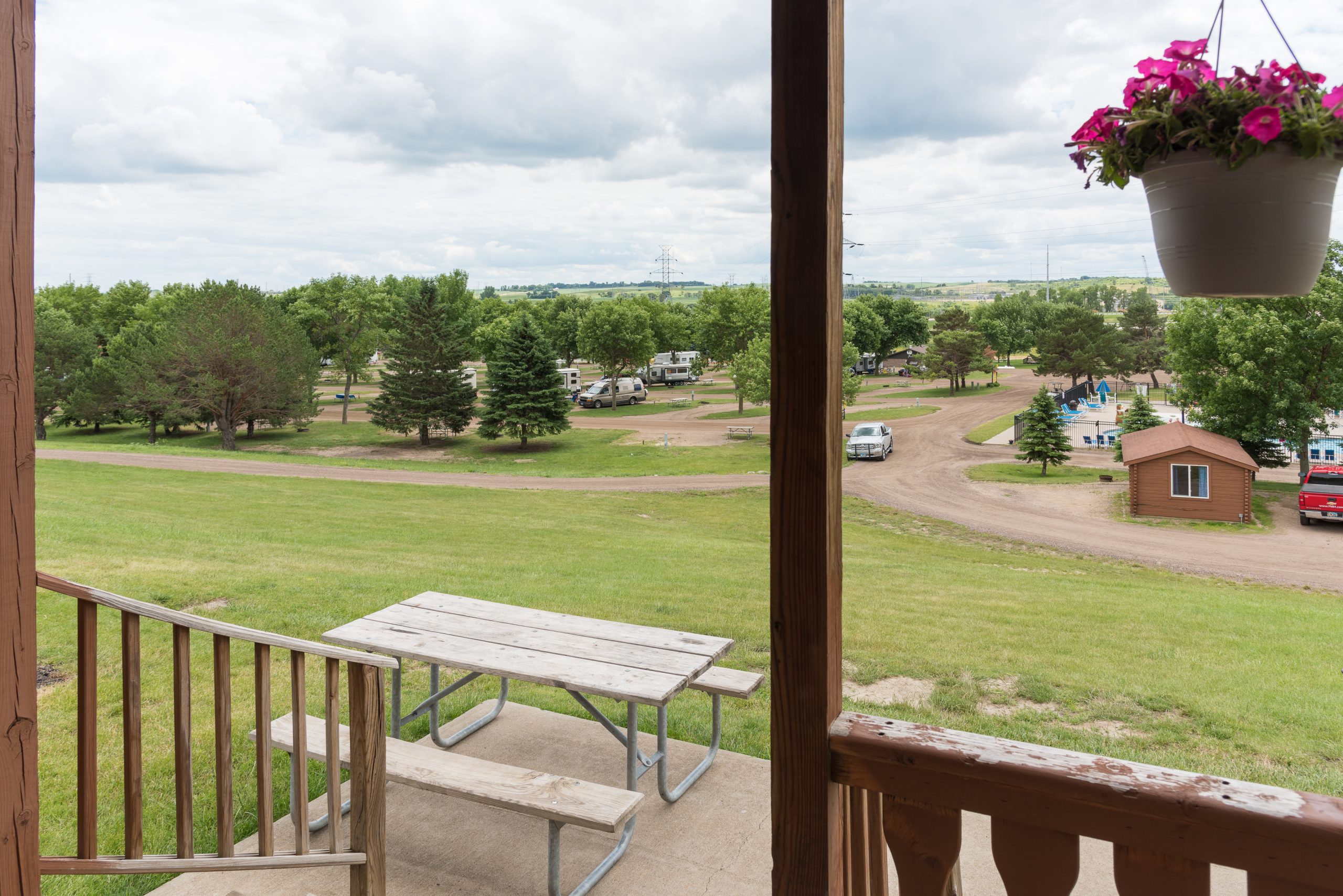 View from the cottage porch